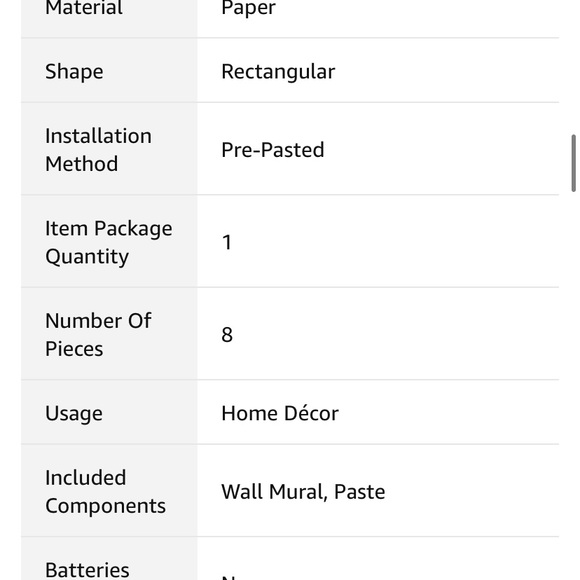 NEW🎁Brewster Stone Wall Gorgeous Mural 🏡 - Picture 8 of 8